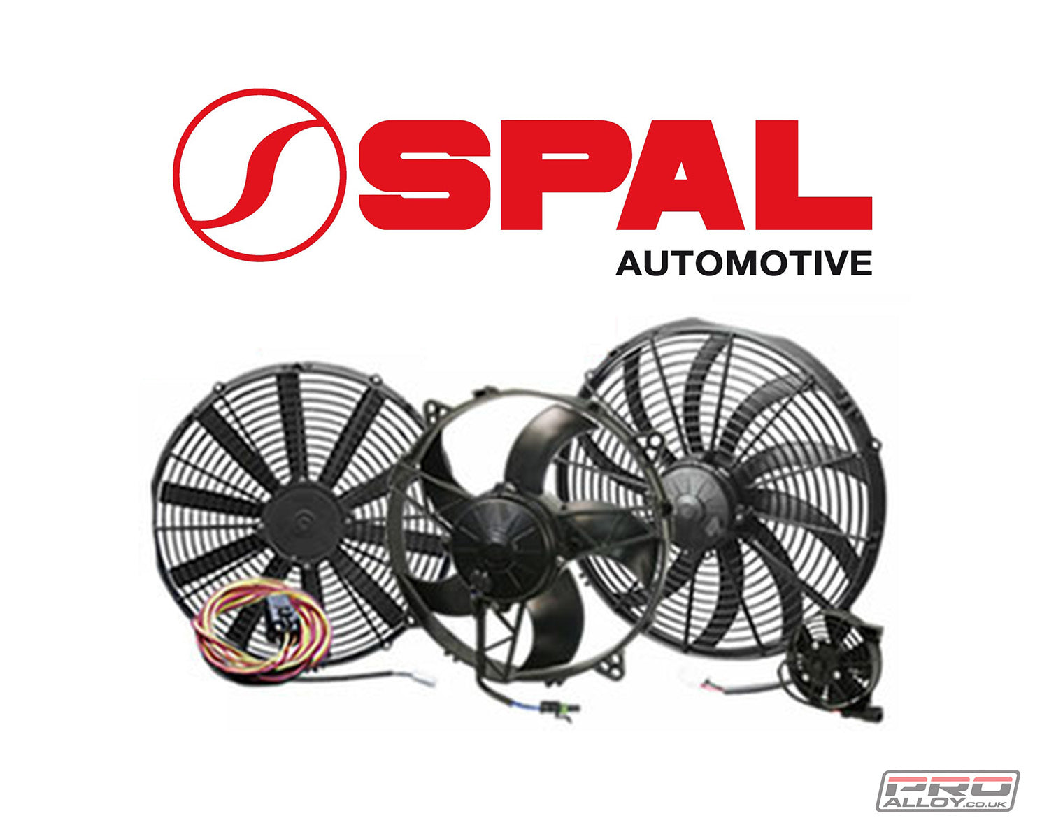 SPAL Slimline 8"Ø Cooling Fan Fan Kit    - Pro Alloy