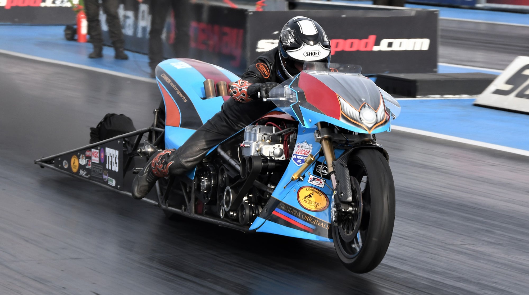ACU UK Top Fuel Bike Championship Victory for Pro Alloy Assisted Midgley