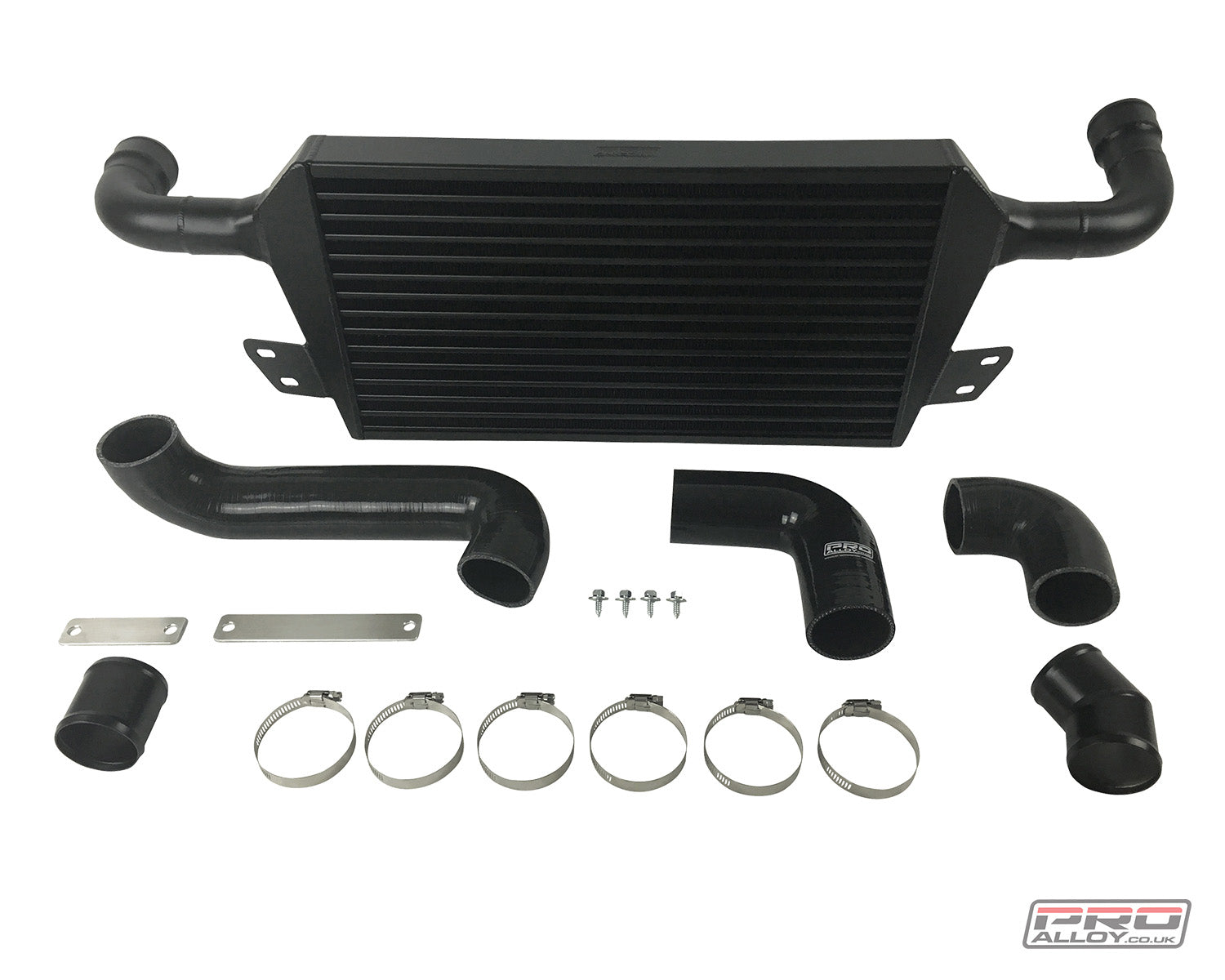 Audi S3 8L Intercooler Kit Intercooler Satin Black Without Logo  - Pro Alloy