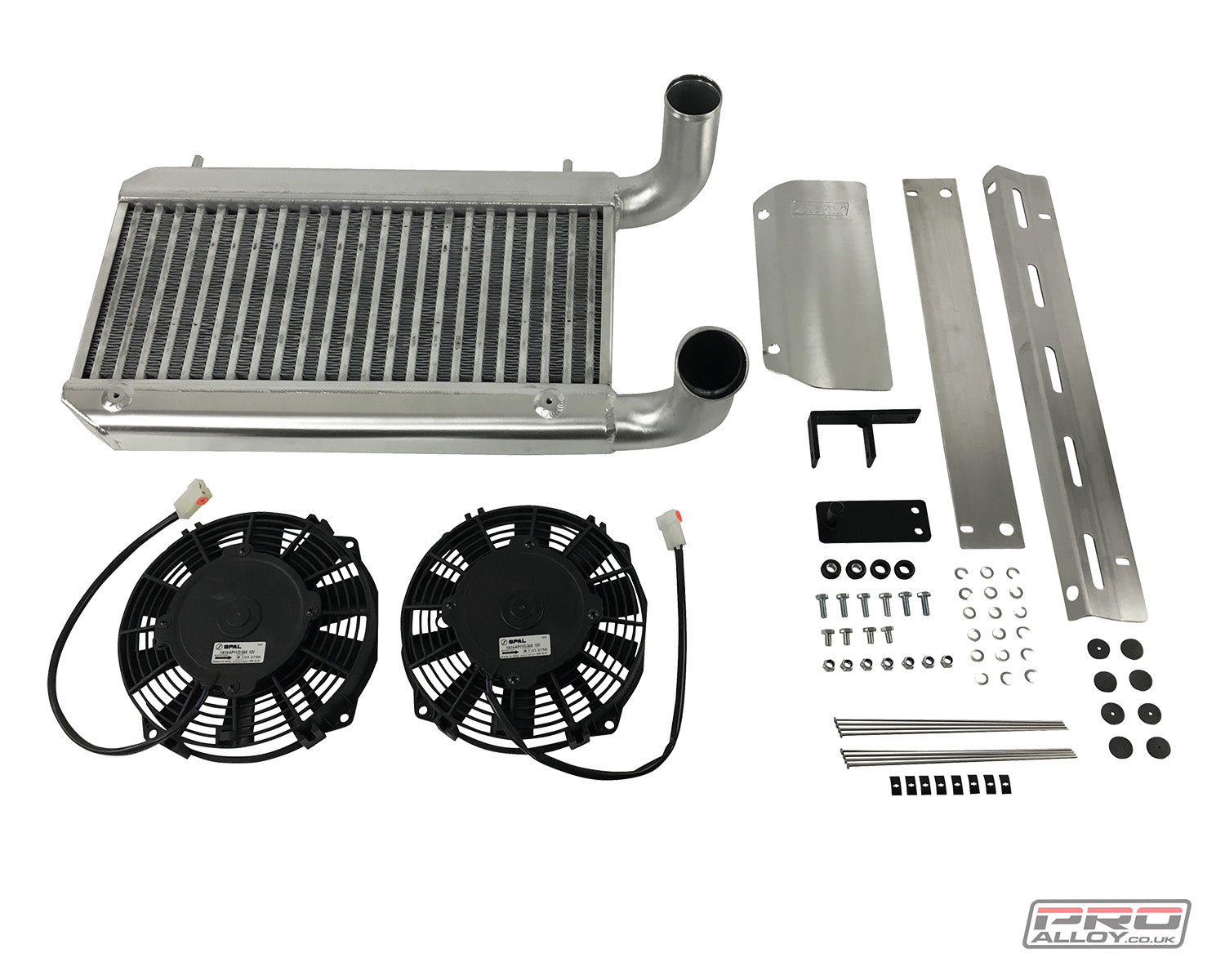 Escort RS Turbo S2 Front Mount Intercooler Kit Intercooler Satin Silver   - Pro Alloy