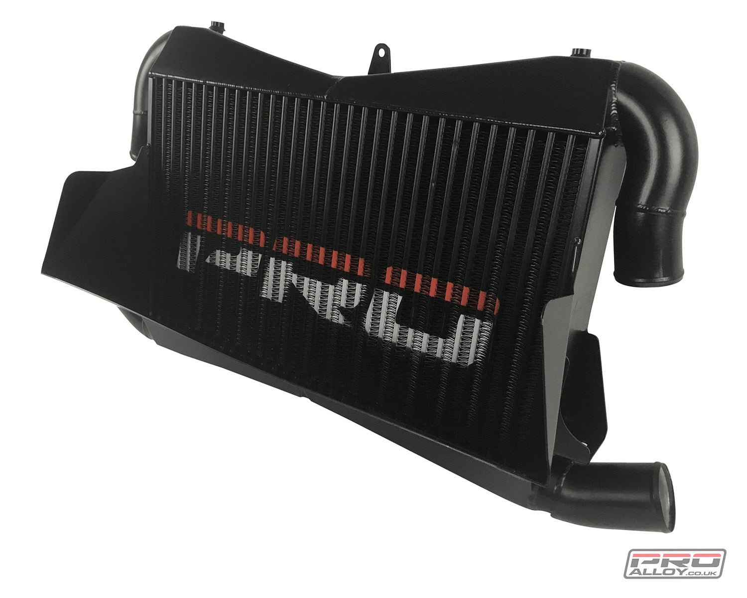 Nissan GTR R35 Intercooler - Pro Spec Intercooler Satin Black With Logo  - Pro Alloy